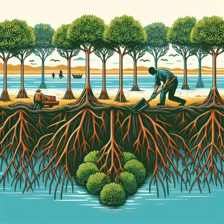 Menanam Bakau untuk Menyelamatkan Pesisir dari Abrasi