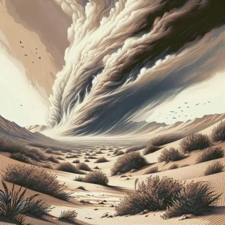 Badai Pasir: Angin Kencang yang Membawa Butiran Debu Berbahaya